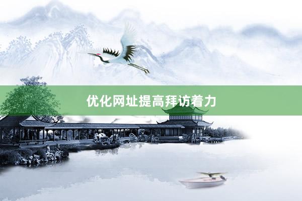 优化网址提高拜访着力